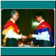 Ph.D. (1999)  Paleoclimatology & paleoceanography, Indian Institute of Technology Kharagpur, Receiving  Doctoral degree from Director Dr. Amathav Gosh